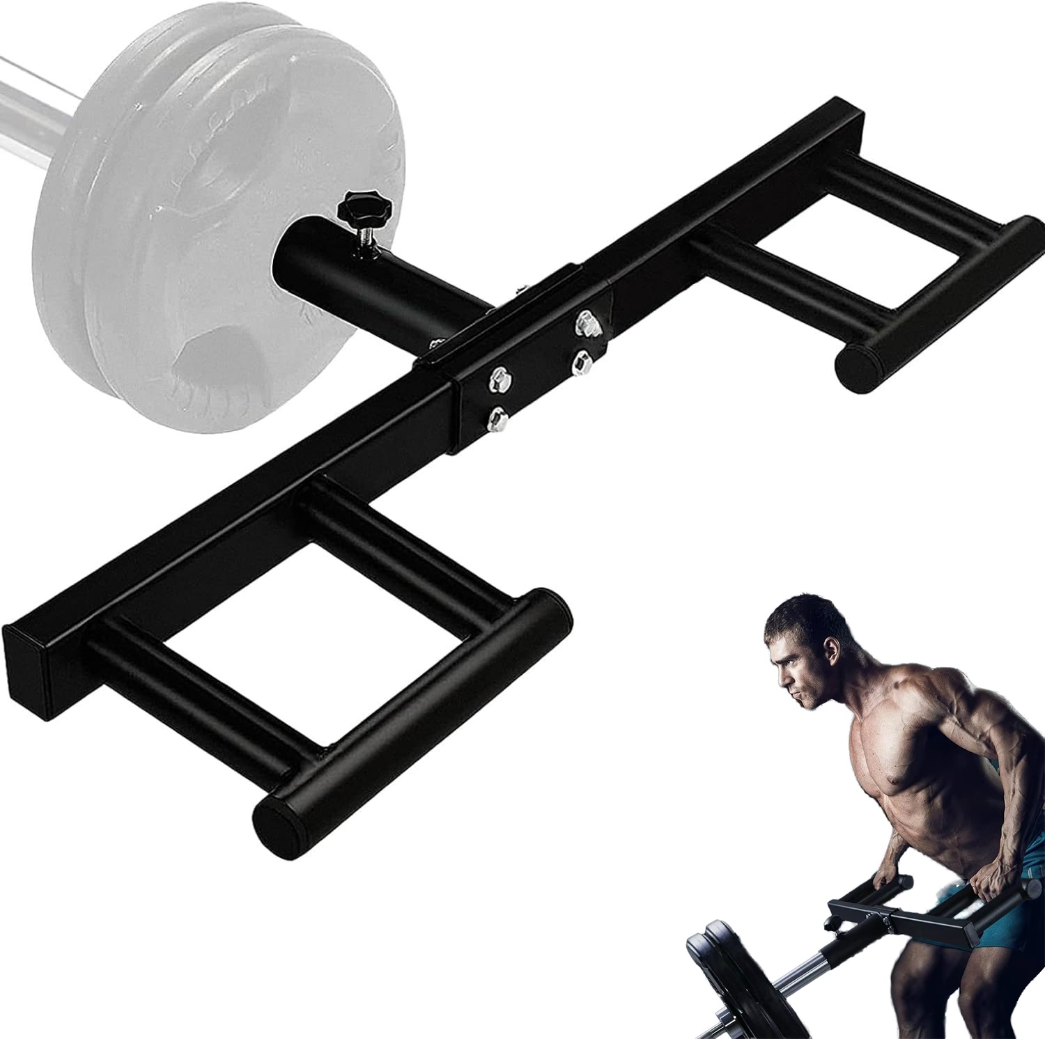 Landmine Barbell Attachment - Viking Press Landmine Handle Attachment for
