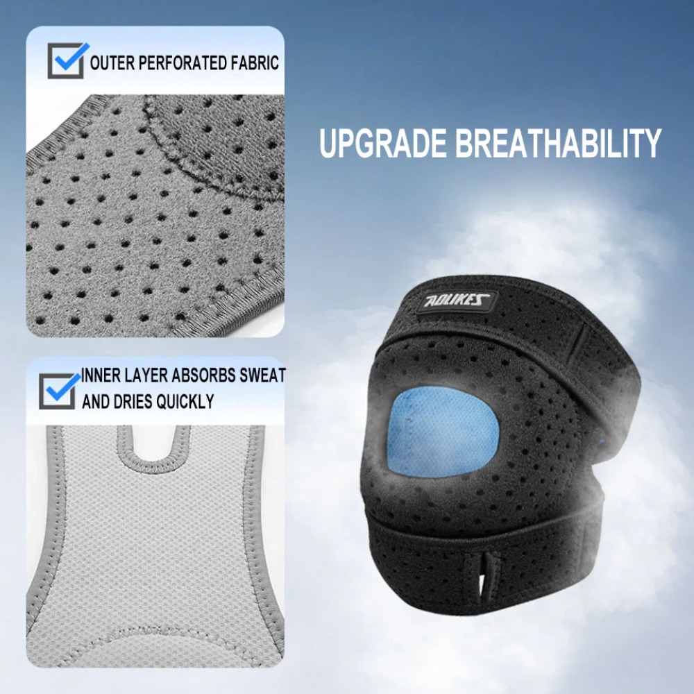 New 1PCS Patella Knee Brace Co - Knee Sleeve Pair ulasan dan harga