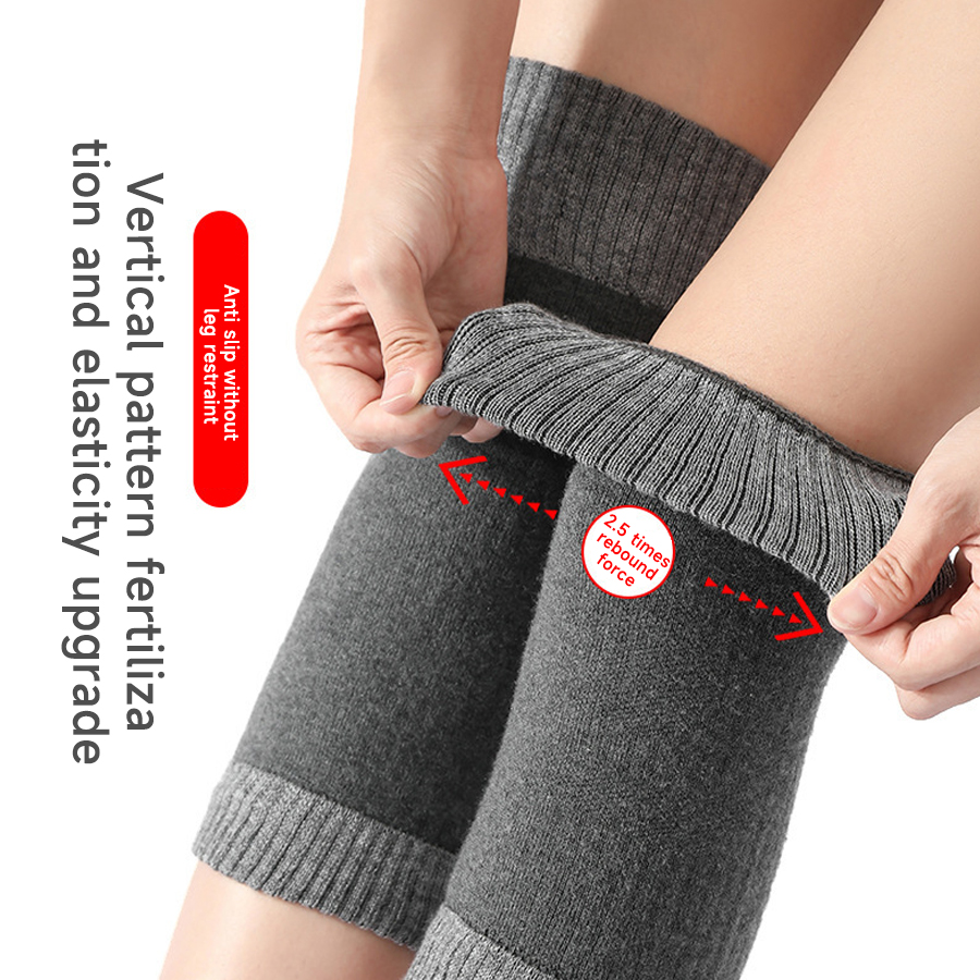 Winter Wool Knee Brace Pads Wa - Knee Sleeve Pair ulasan dan harga