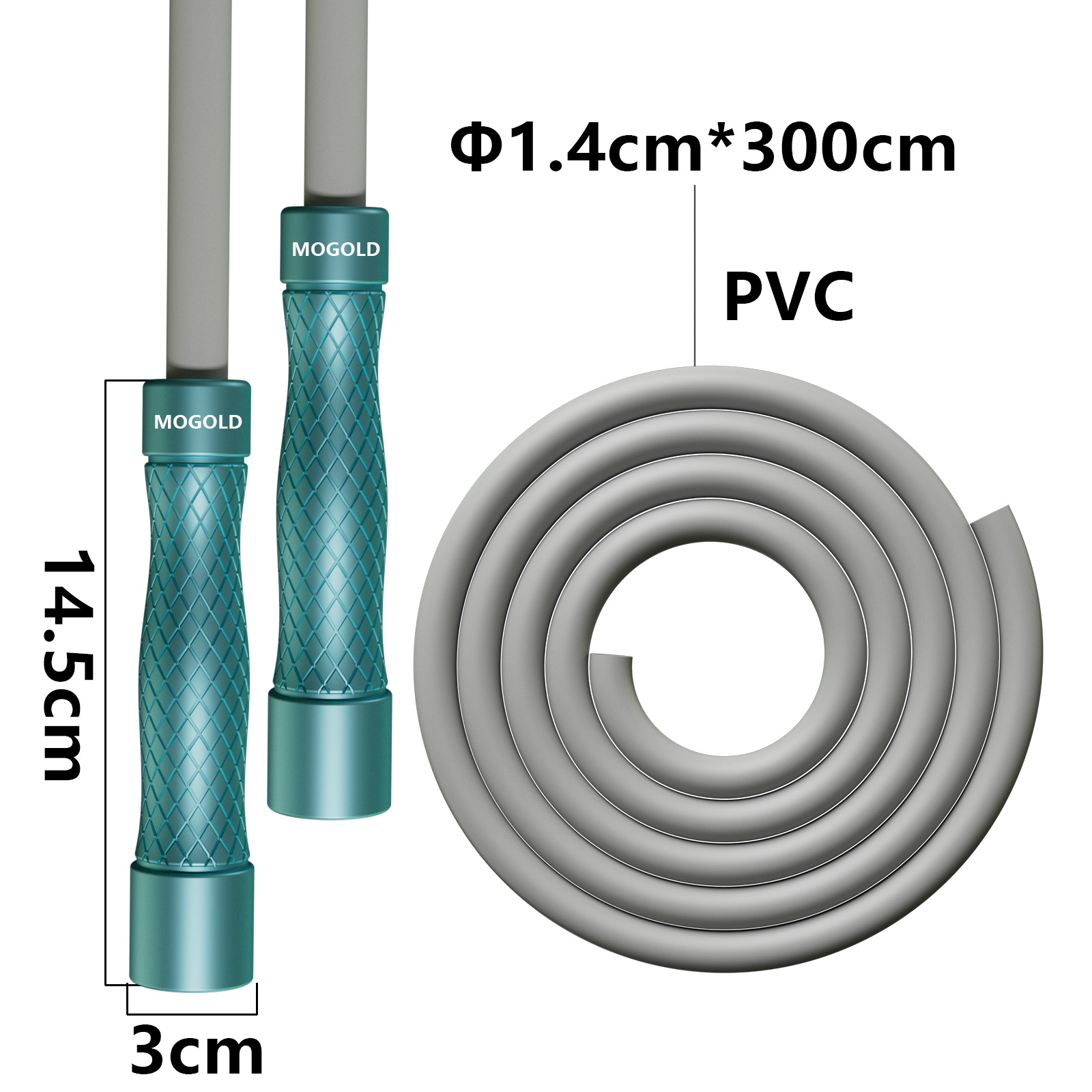 MOGOLD Professional Skipping R - Skipping Rope Pvc ulasan dan harga