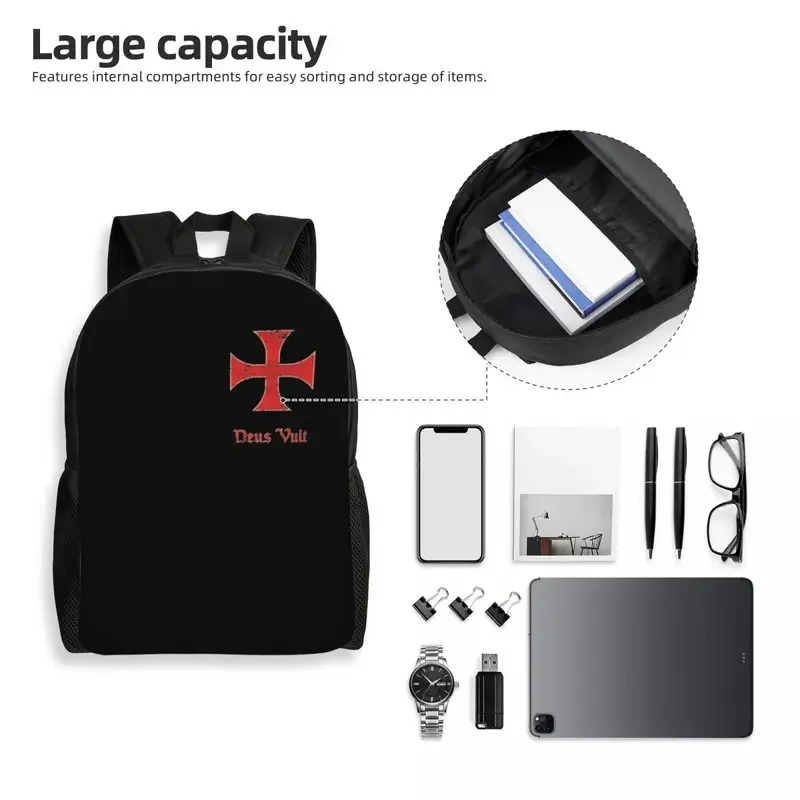Templar Deus Vult Backpack For - Crossfit Youtube ulasan dan harga
