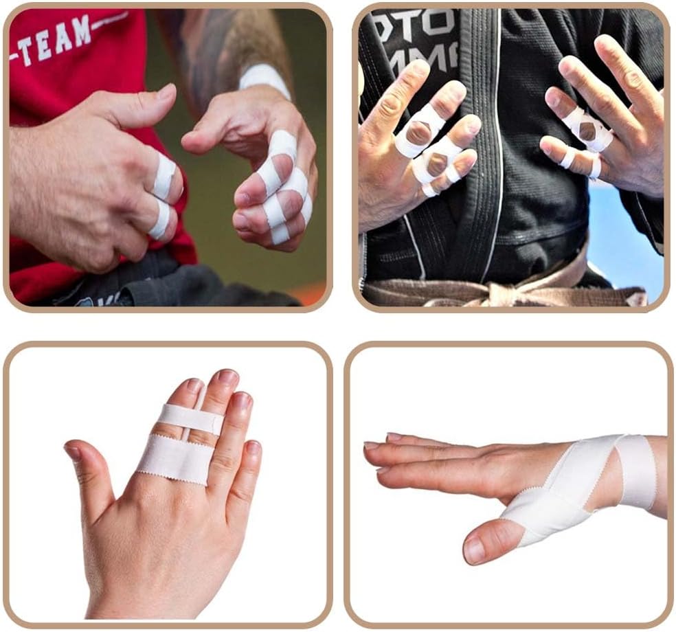 3/6pcs Finger Tape 0.5in White - Finger Tape Athletic ulasan dan harga