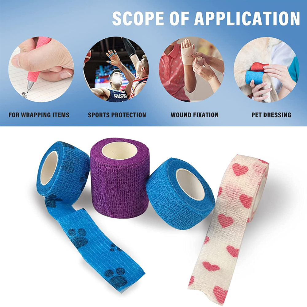 5Pcs/Lot 2.5cm Wide Colorful A - Finger Tape Athletic ulasan dan harga