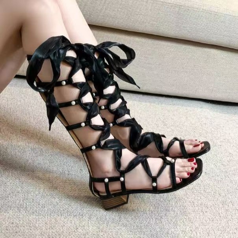 Real Leather Roman Sandals Wom - Crossfit Youtube ulasan dan harga