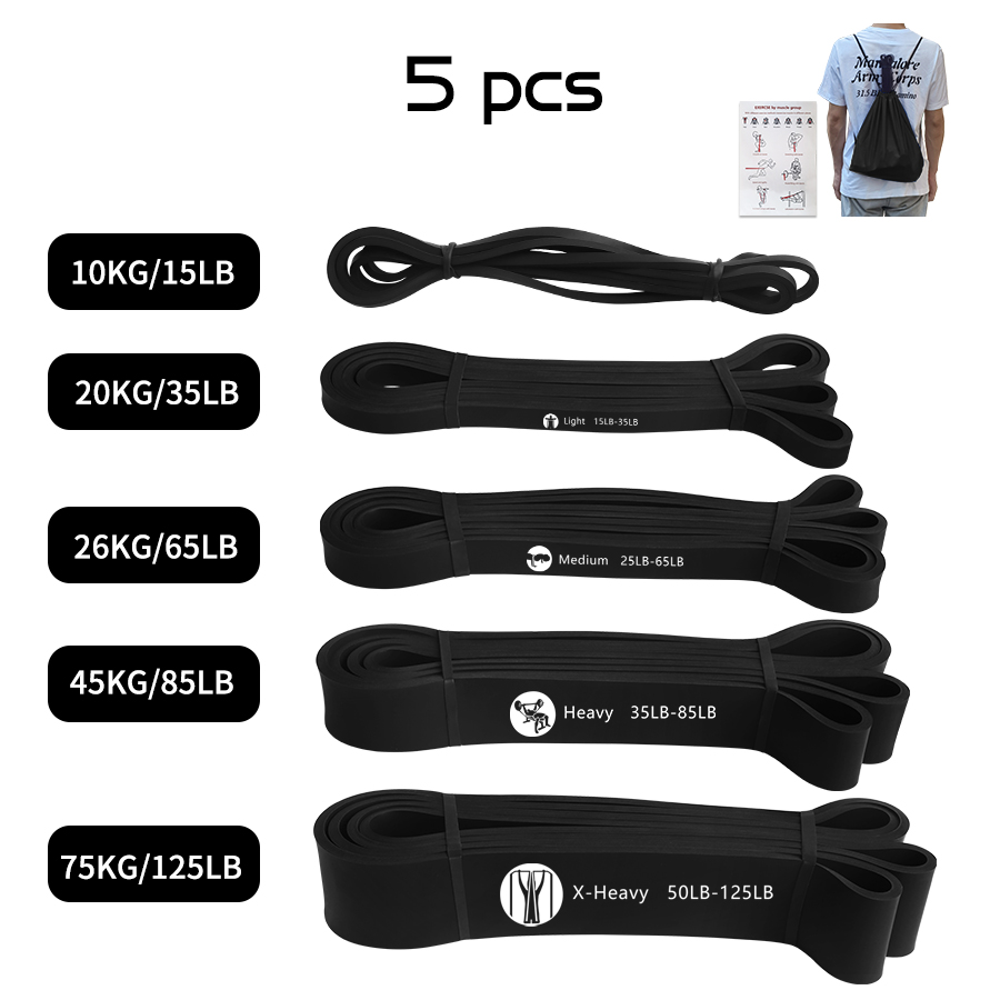 Exercise Elastic Band For Spor - Pull Up Assist Band ulasan dan harga