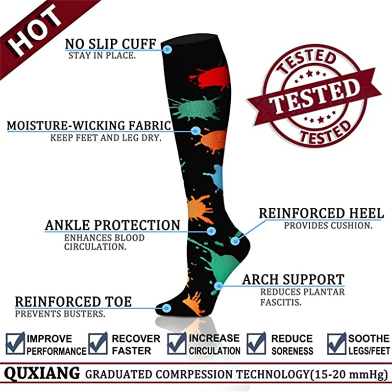 3Pairs/Lot Compression Socks M - Crossfit Youtube ulasan dan harga
