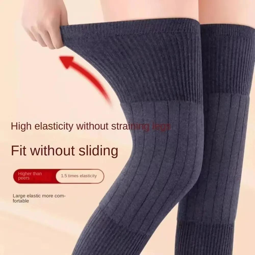 1 Pair Thick Warm Wool Kneepad - Knee Sleeve Pair ulasan dan harga