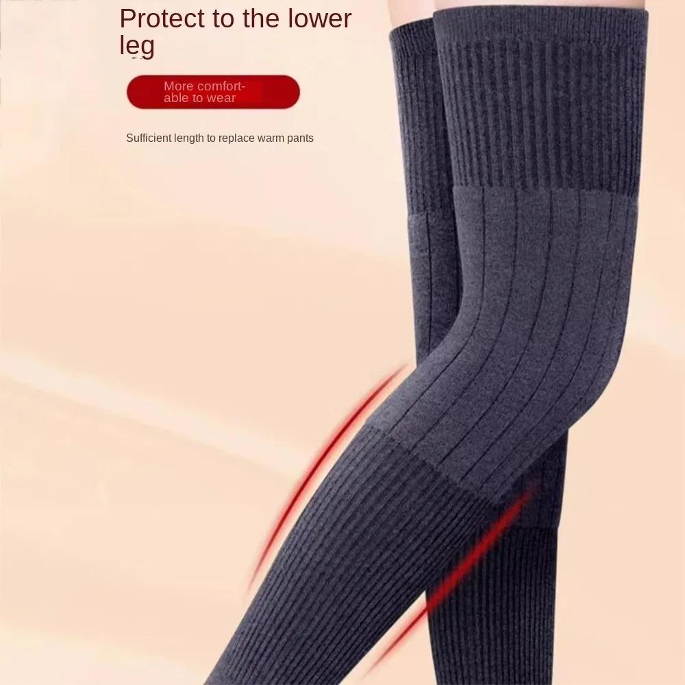 1 Pair Thick Warm Wool Kneepad - Knee Sleeve Pair ulasan dan harga