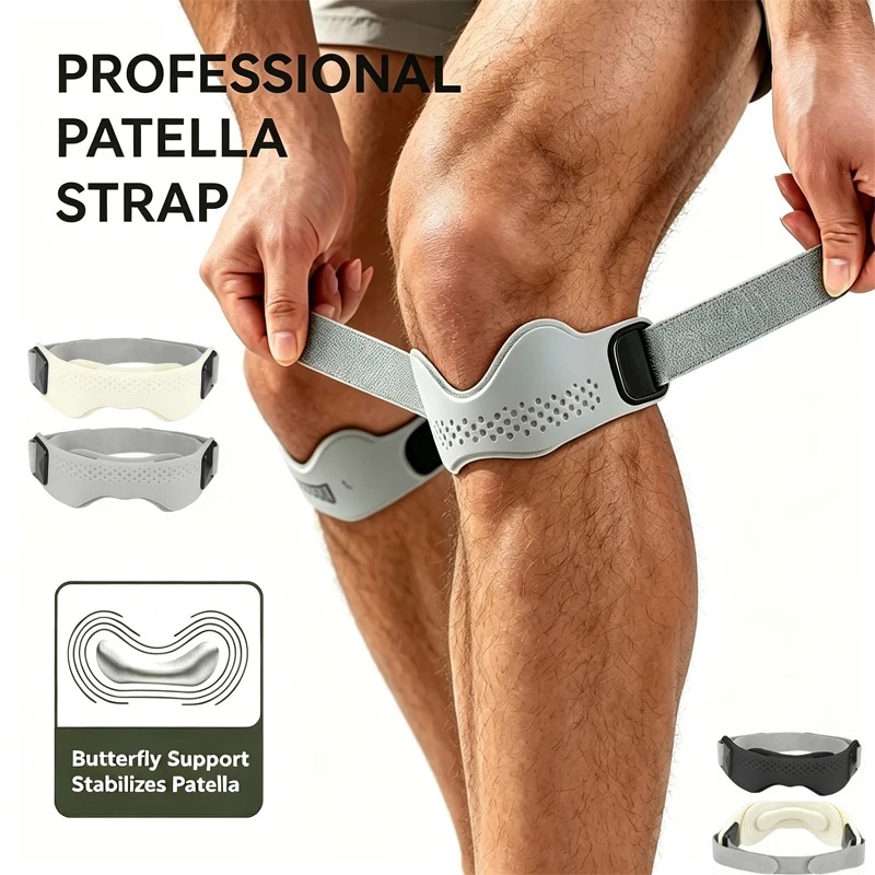 1/2Pcs Silicone Patellar Tendo - Knee Sleeve Pair ulasan dan harga