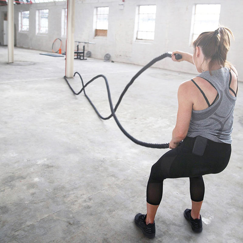 9M/12M/15M Fitness Battle Rope - Crossfit Workout With Equipment ulasan dan harga