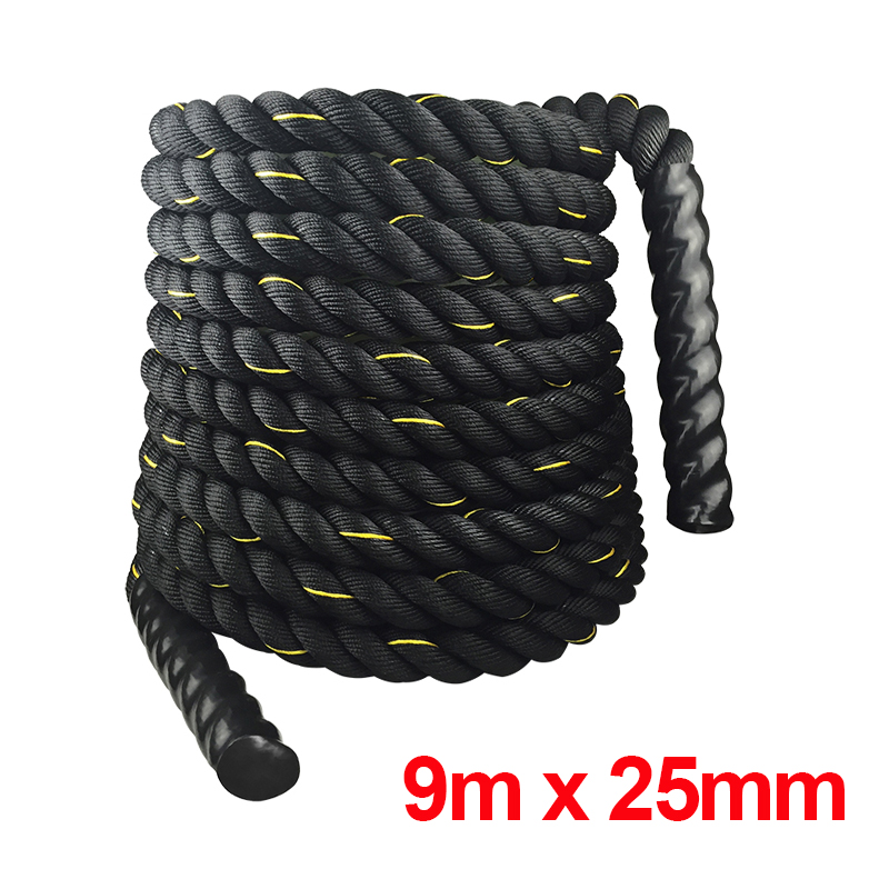 9M/12M/15M Fitness Battle Rope - Crossfit Workout With Equipment ulasan dan harga